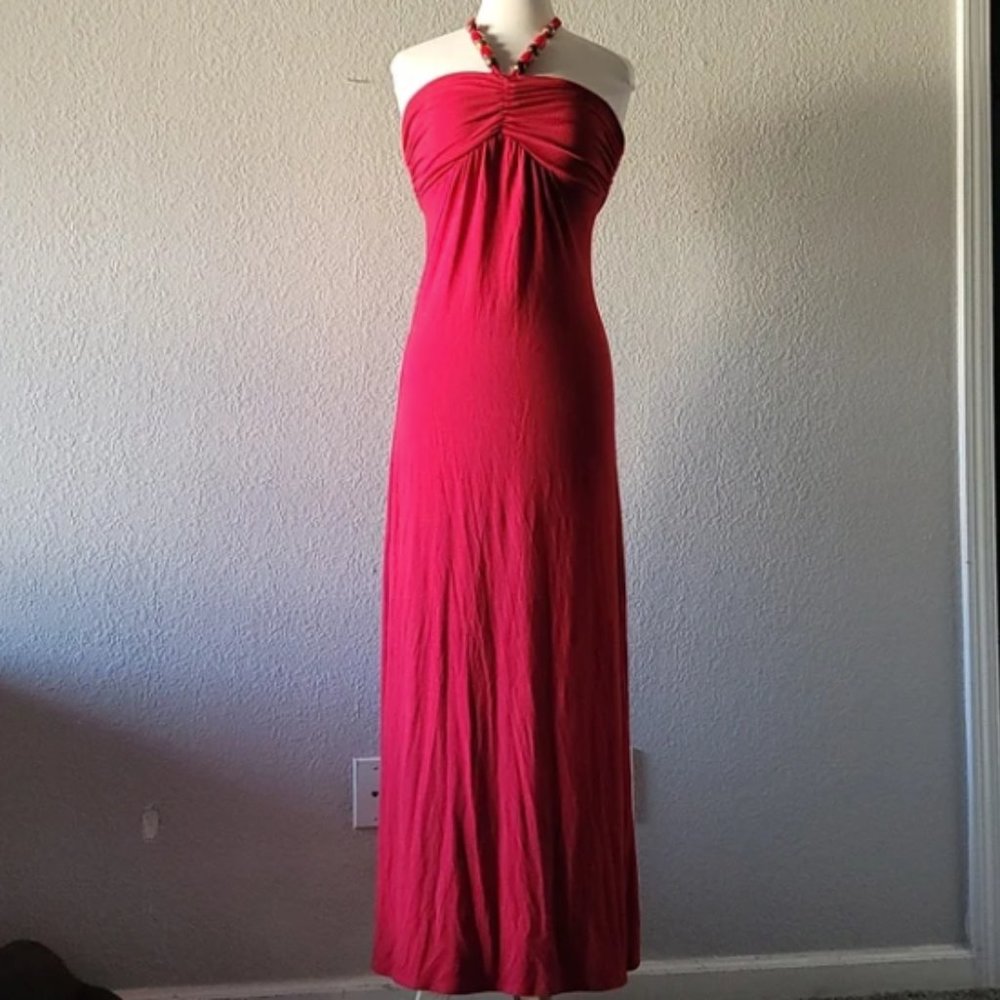 Large Susie Rose Red Maxi Dress